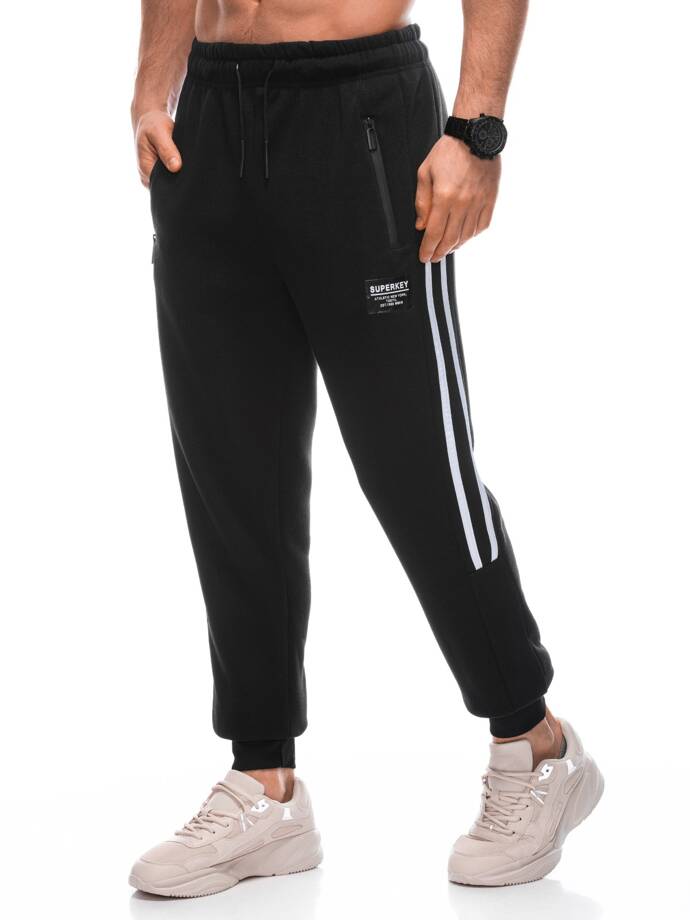 Men's sweatpants P1450 - black