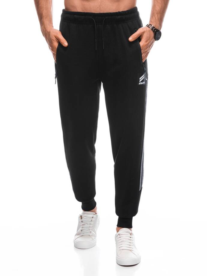 Men's sweatpants P1452 - black