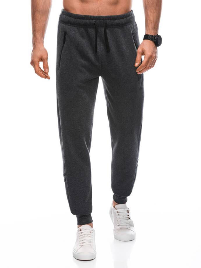 Men's sweatpants P1453 - dark grey