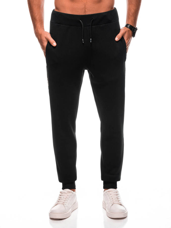 Men's sweatpants P1497 - black