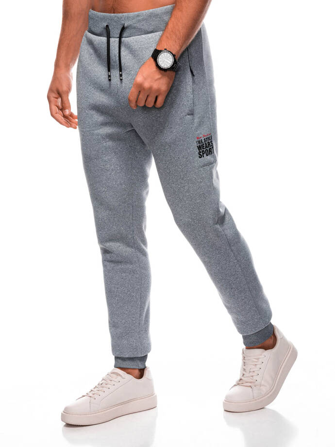 Men's sweatpants P1497 - grey