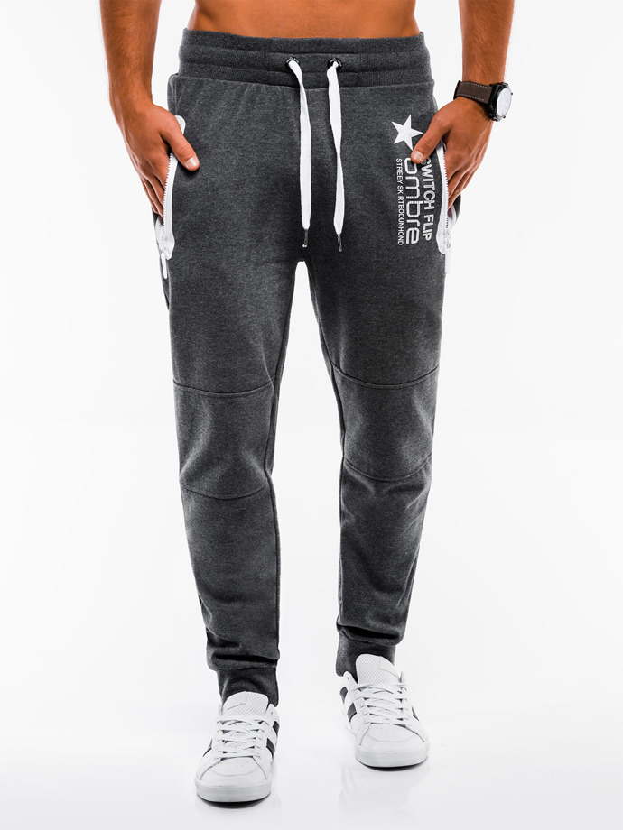 Men's sweatpants P420 - dark grey