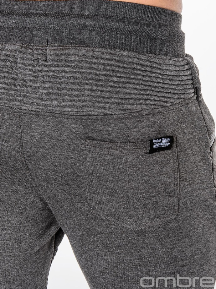 Men's sweatpants P427 - dark grey