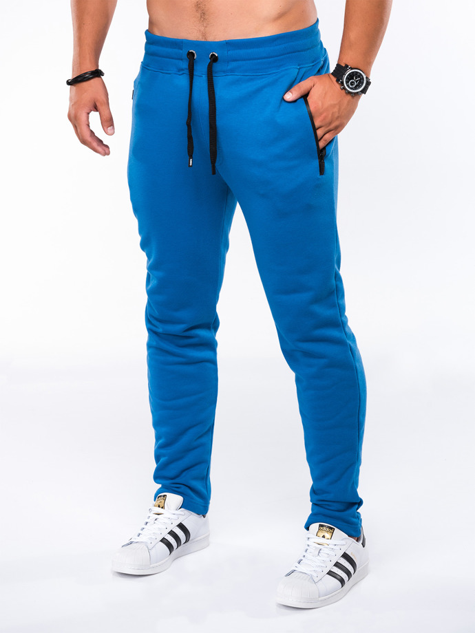 Men's sweatpants P549 - blue | MODONE wholesale - Clothing For Men