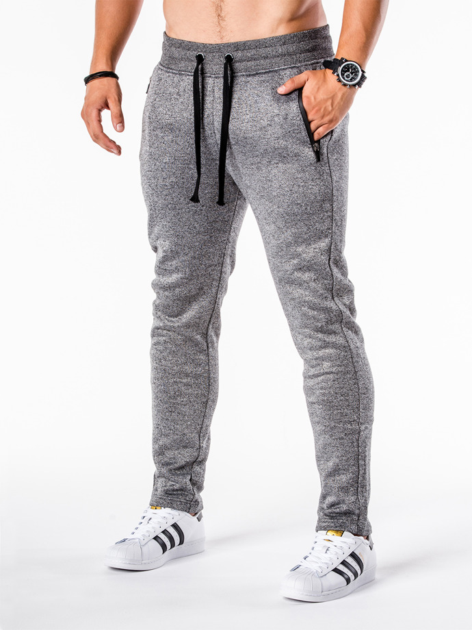 Men's sweatpants P549 - dark grey