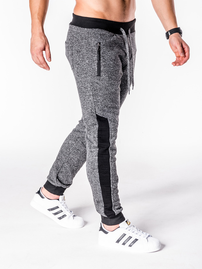 Men's sweatpants P607 - dark grey