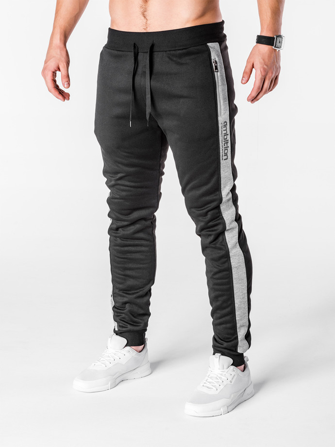 Men's sweatpants P613 - black
