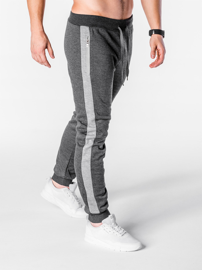 Men's sweatpants P613 - dark grey