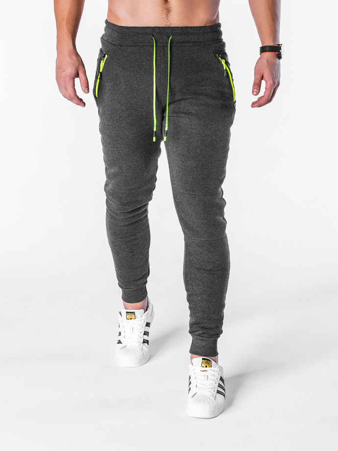 Men's sweatpants P630 - dark grey