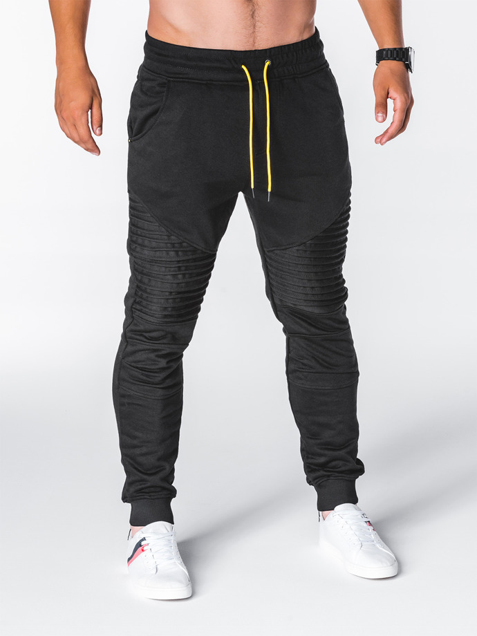 Men's sweatpants P644 - black | MODONE wholesale - Clothing For Men