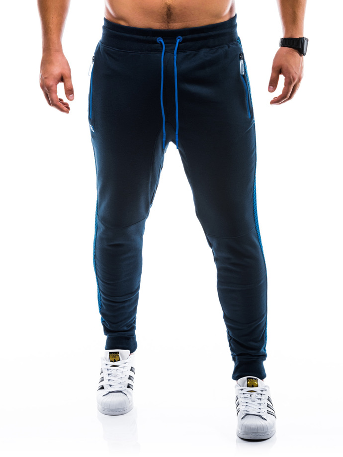 Men's sweatpants P730 - navy/blue | MODONE wholesale - Clothing For Men
