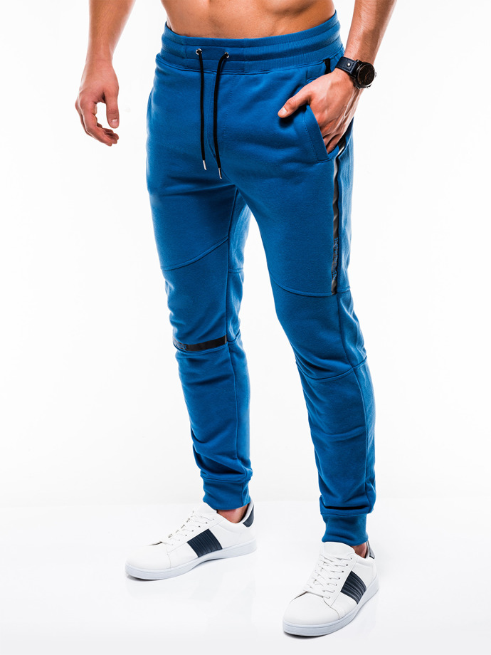 Men's sweatpants P743 - blue | MODONE wholesale - Clothing For Men