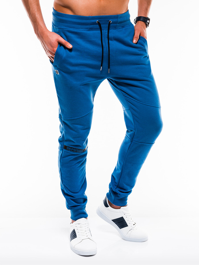 Men's sweatpants P743 - blue | MODONE wholesale - Clothing For Men