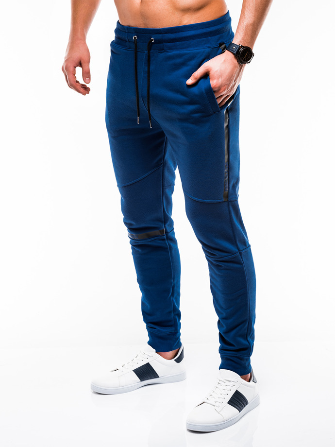 Men's sweatpants P743 - dark blue | MODONE wholesale - Clothing For Men