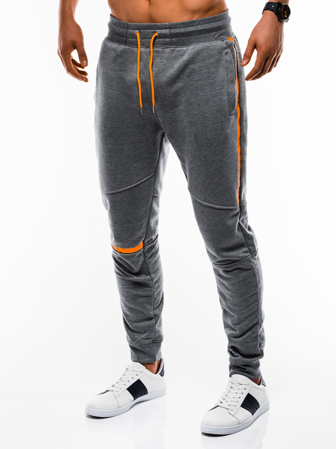 Men's sweatpants P743 - dark grey | MODONE wholesale - Clothing For Men