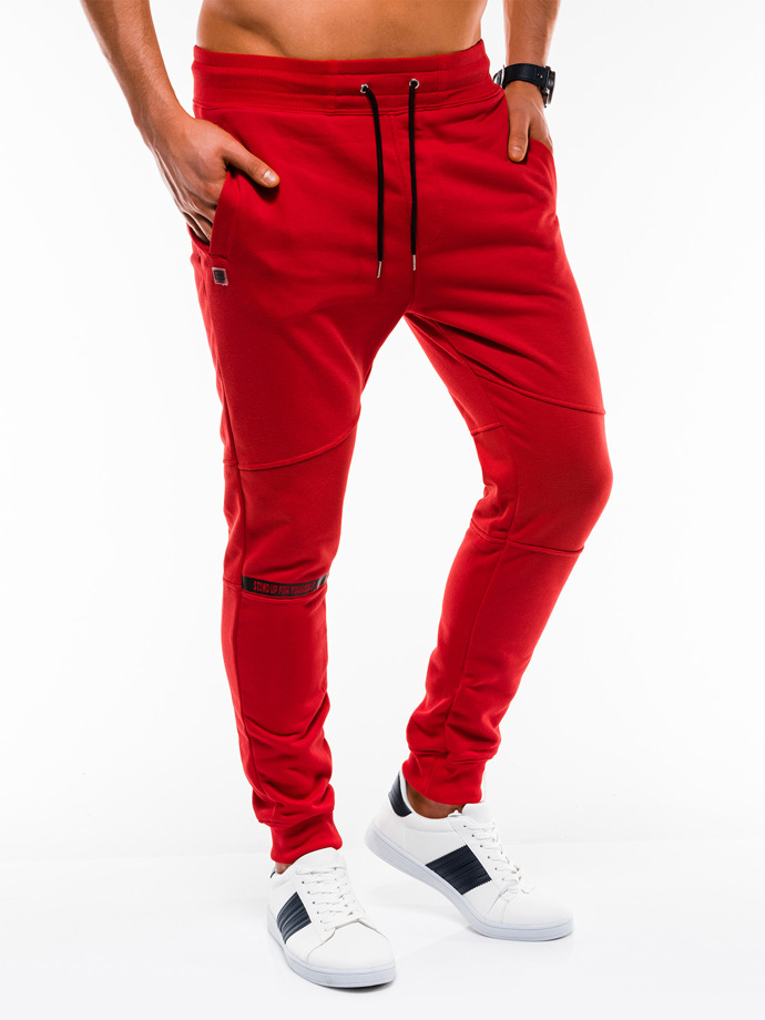Men's sweatpants P743 - red | MODONE wholesale - Clothing For Men
