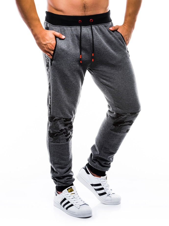 Men's sweatpants P767 - dark grey