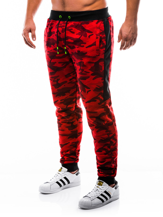Men's sweatpants P796 - red | MODONE wholesale - Clothing For Men