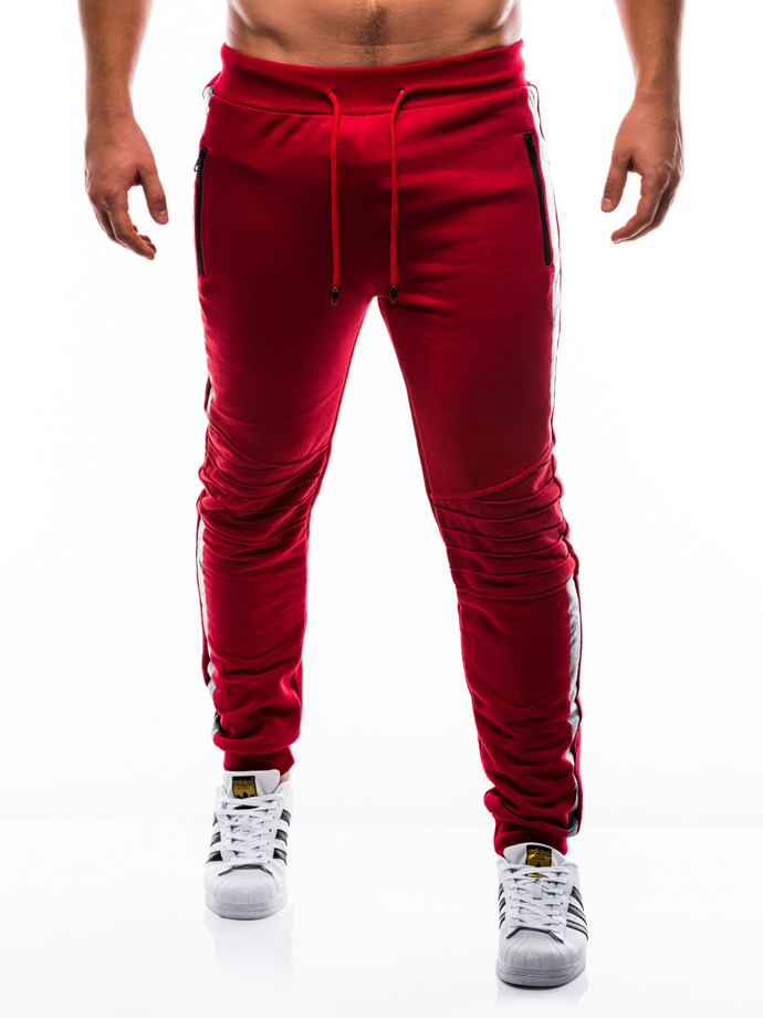 Men's sweatpants P803 - red | MODONE wholesale - Clothing For Men