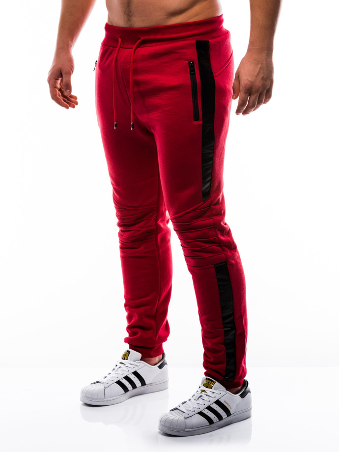 Men's sweatpants P803 - red