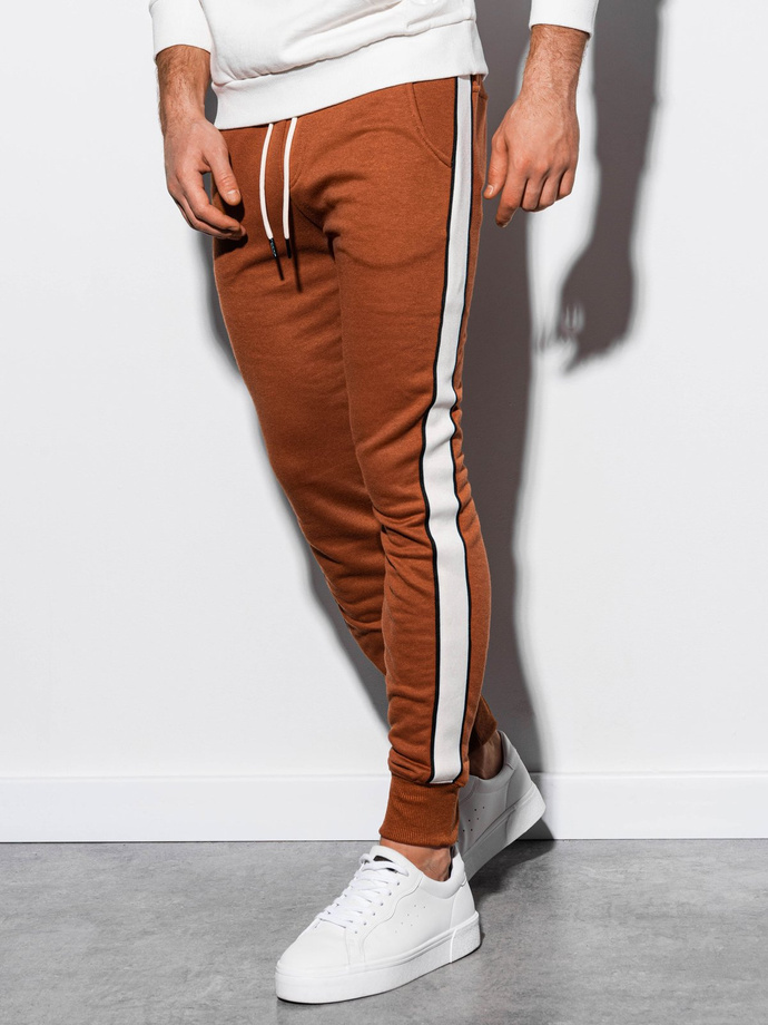 Men's sweatpants P865 brown MODONE wholesale Clothing For Men