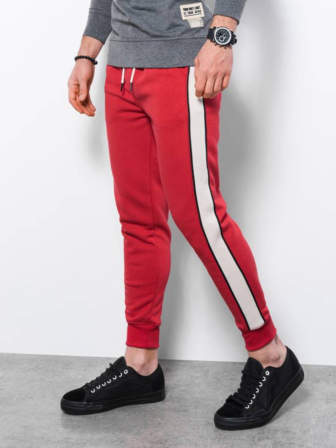 Men's sweatpants P865 - red | MODONE wholesale - Clothing For Men