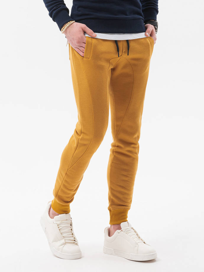 Men's sweatpants P867 - yellow | MODONE wholesale - Clothing For Men
