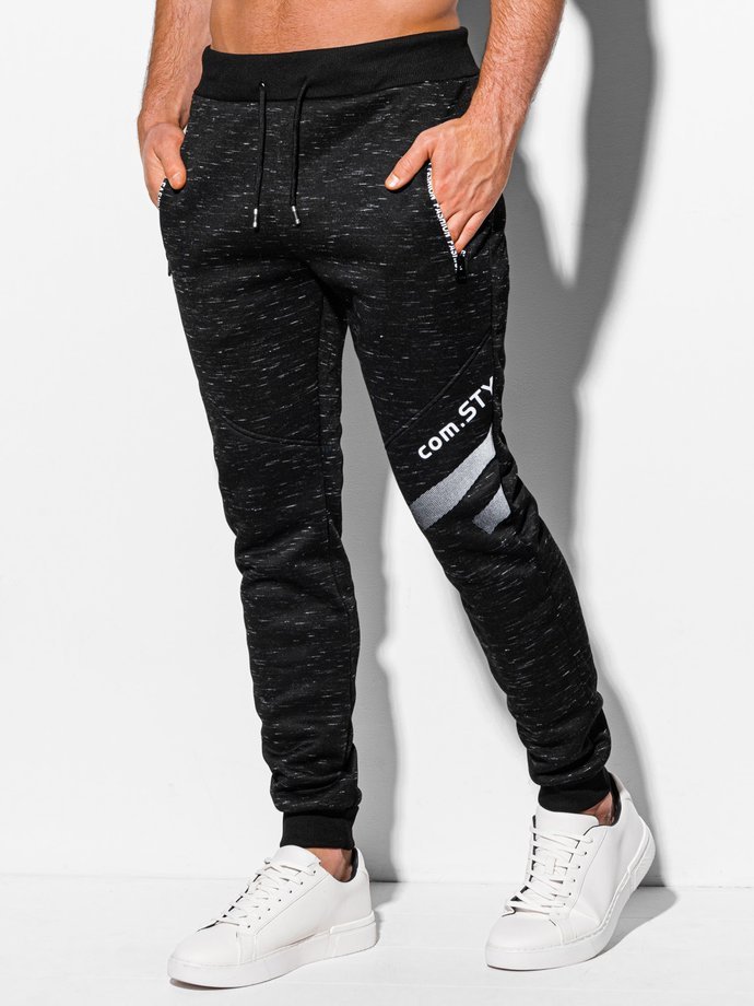 Men's sweatpants P972 - black
