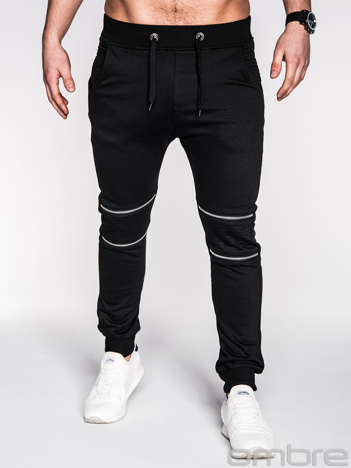 Men's sweatpants - black P163 | MODONE wholesale - Clothing For Men