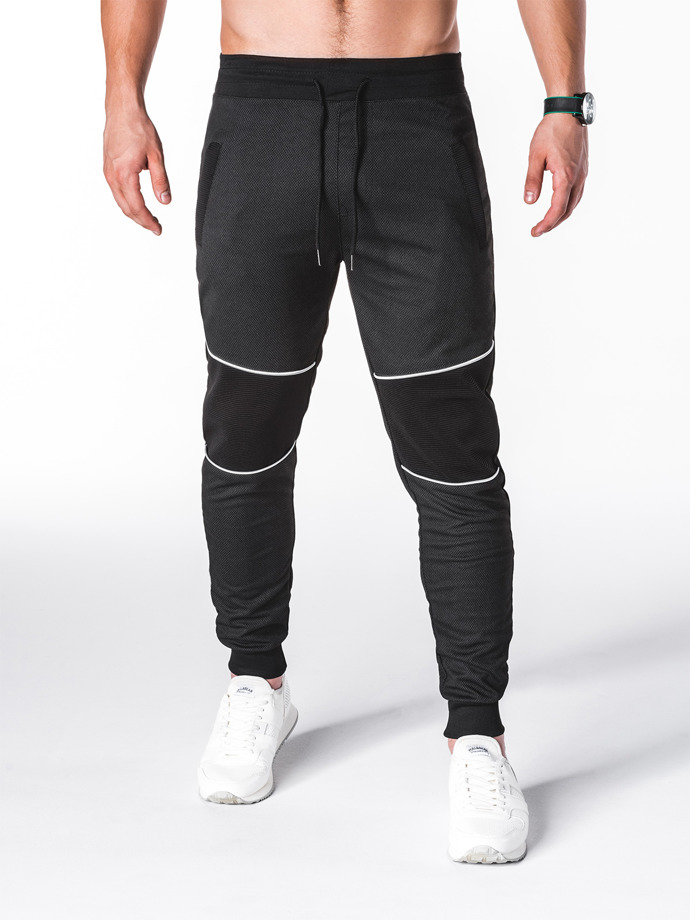 Men's sweatpants - black P683