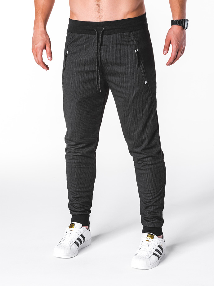 Men's sweatpants - black P687