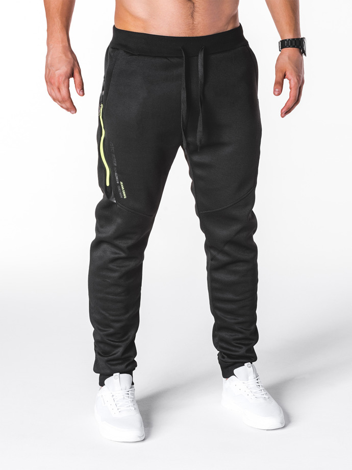 Men's sweatpants - black P689