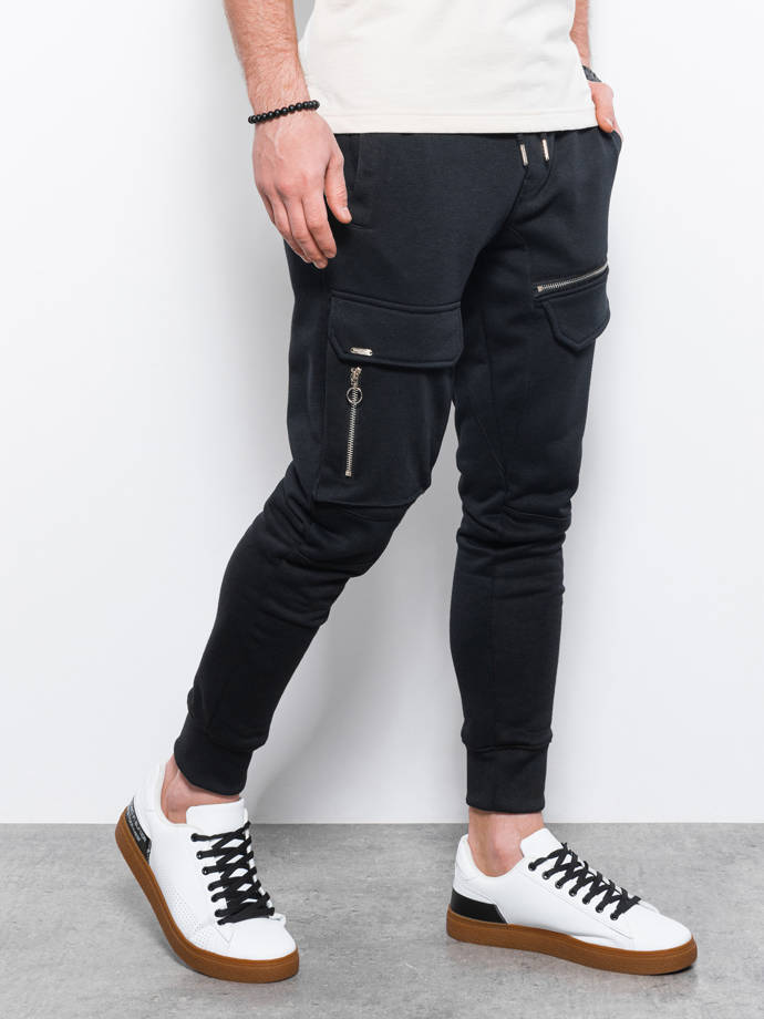 Men's sweatpants - black P905