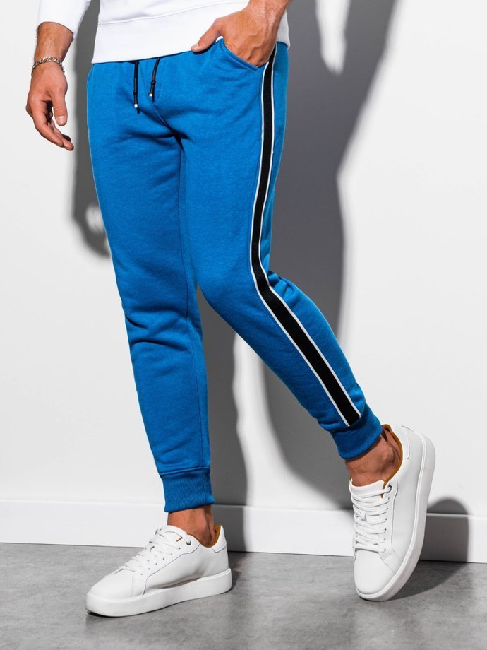 Men's sweatpants - blue P898