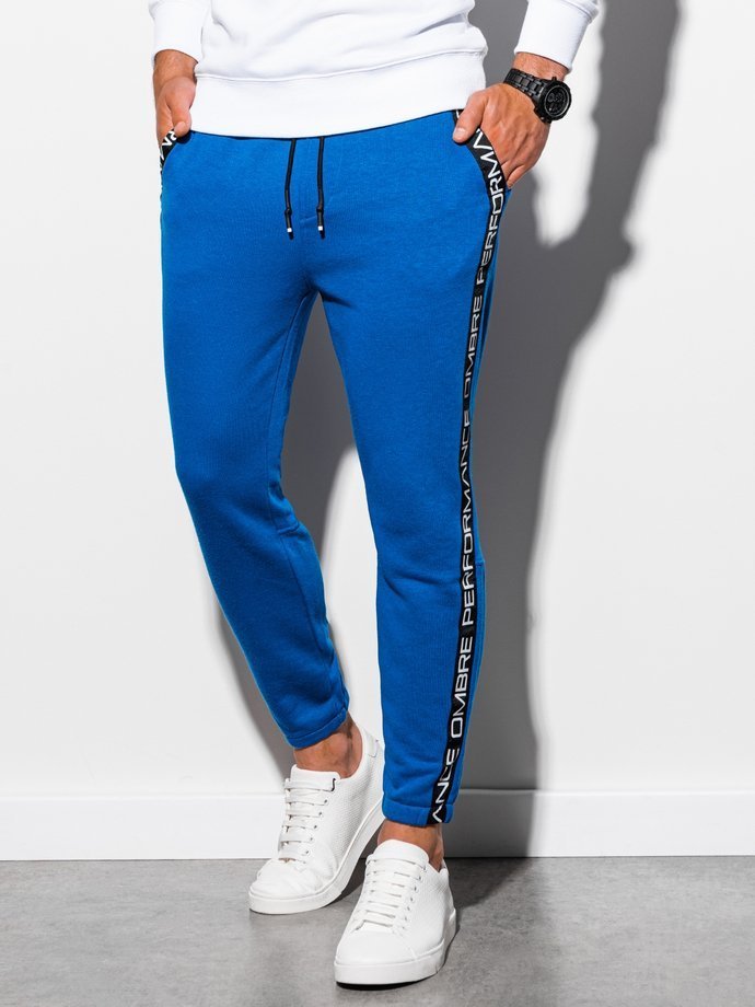 Men's sweatpants - blue P899
