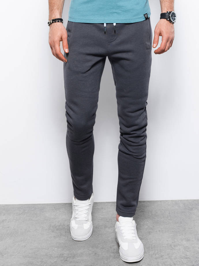 Men's sweatpants - dark grey P866