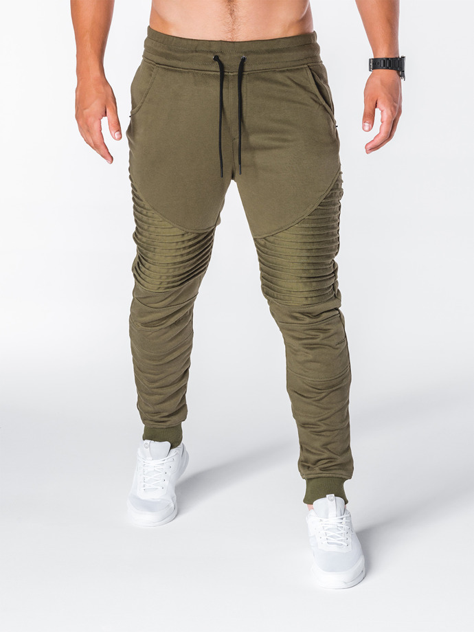 Men's sweatpants - khaki P644