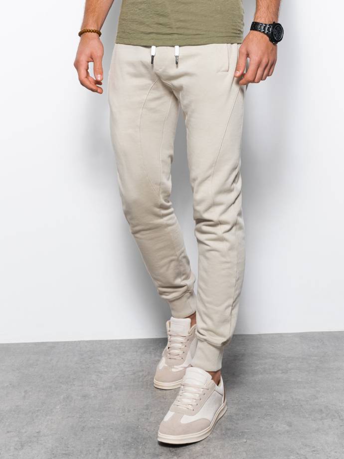 Men's sweatpants - light grey P948