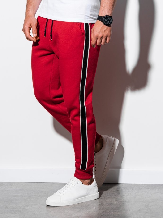 Men's sweatpants - red P898