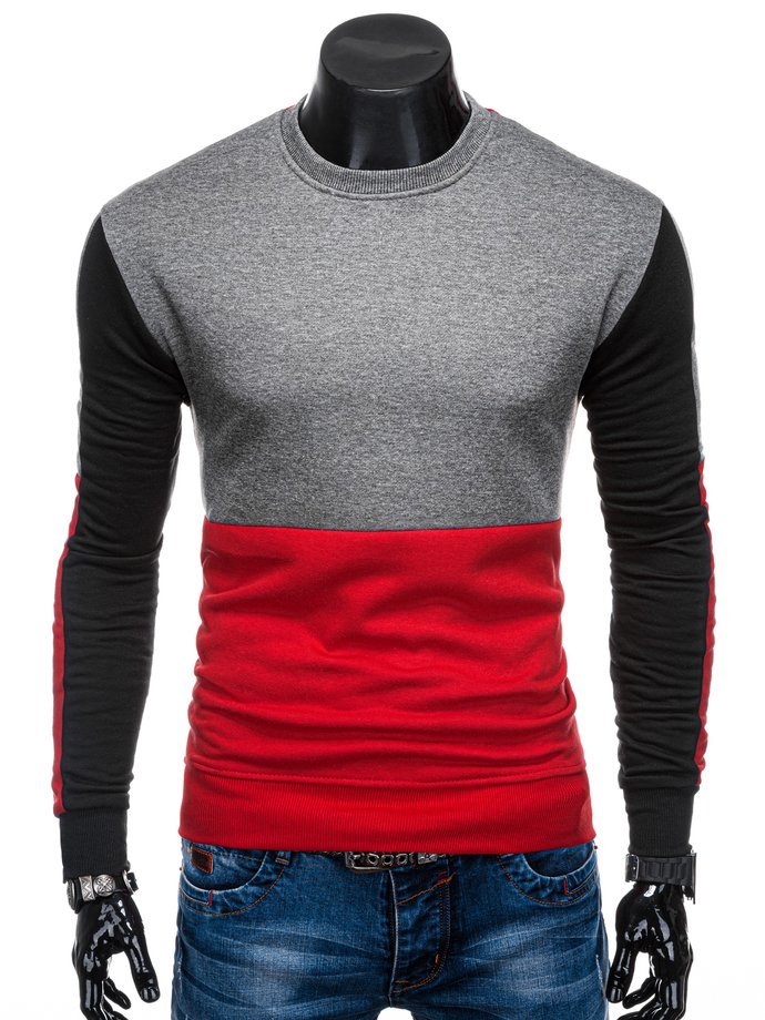 Men's sweatshirt B1109 - dark grey
