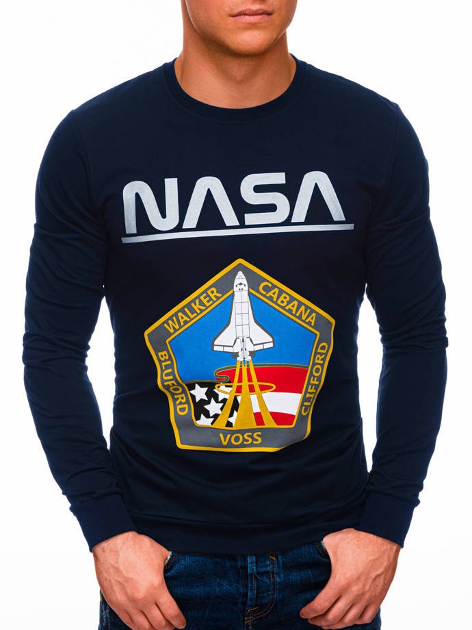 Men's sweatshirt B1272 - navy