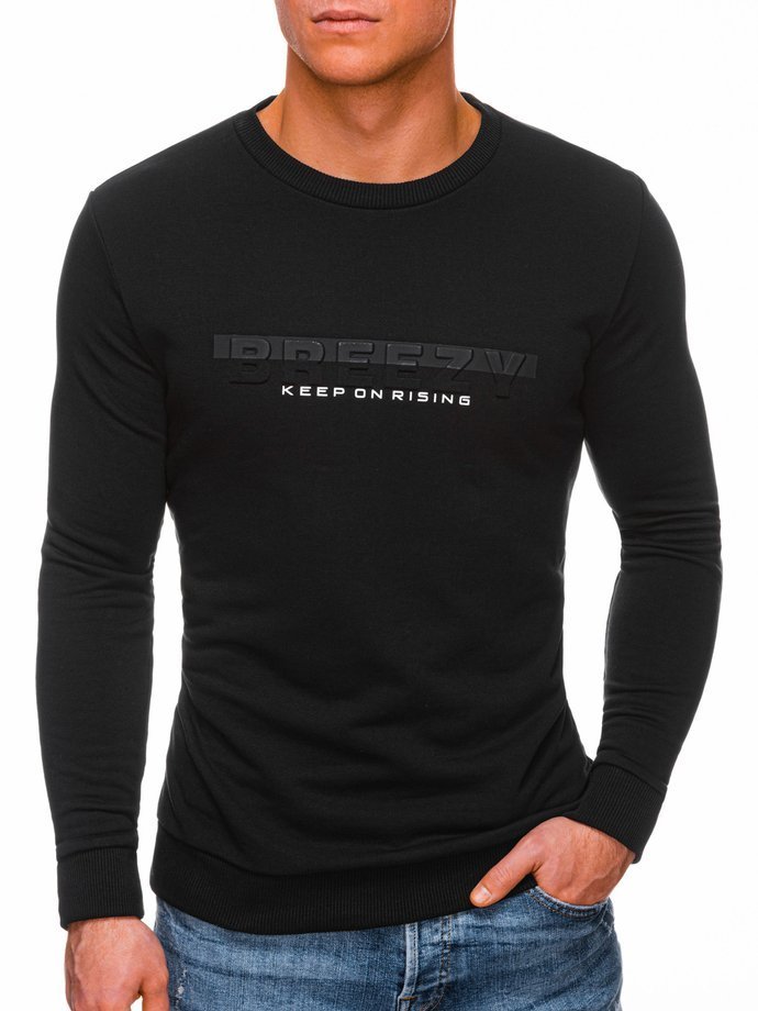 Men's sweatshirt B1318 - black