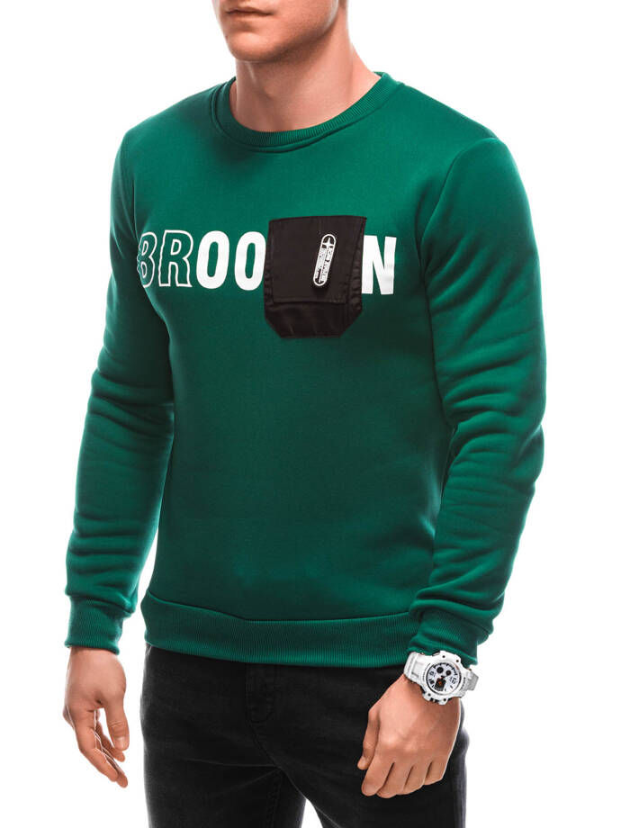 Men's sweatshirt B1619 - green