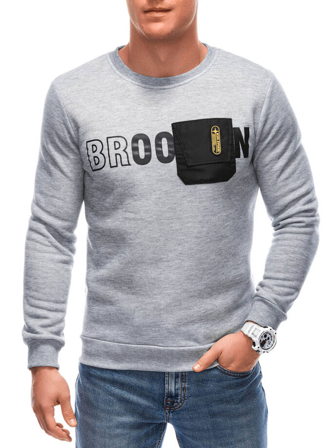 Men's sweatshirt B1619 - grey