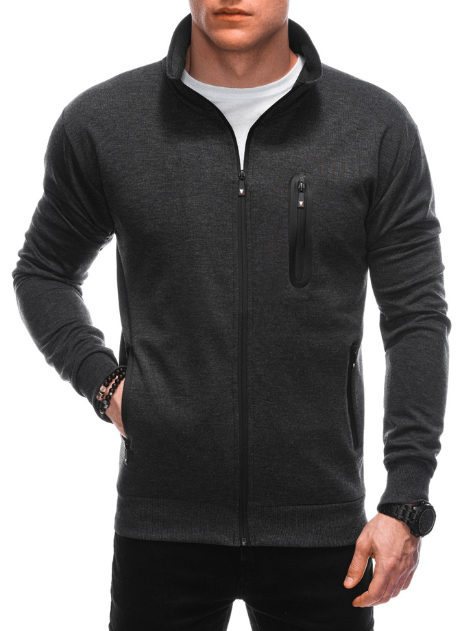 Men's sweatshirt B1633 - dark grey