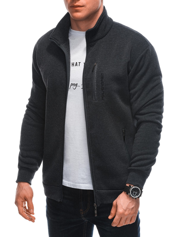 Men's sweatshirt B1642 - dark grey
