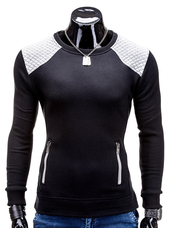 Men's sweatshirt B462 - black