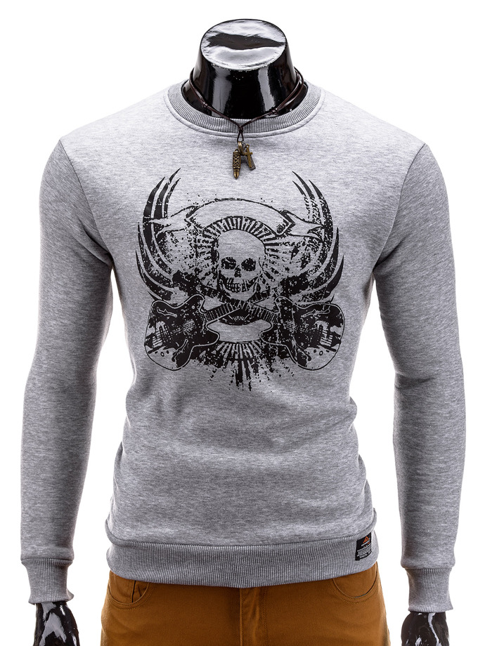 Men's sweatshirt B470 - grey