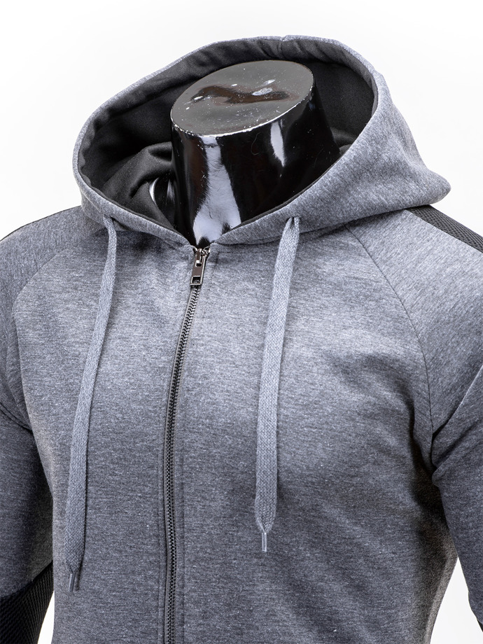 Men's sweatshirt B520 - dark grey