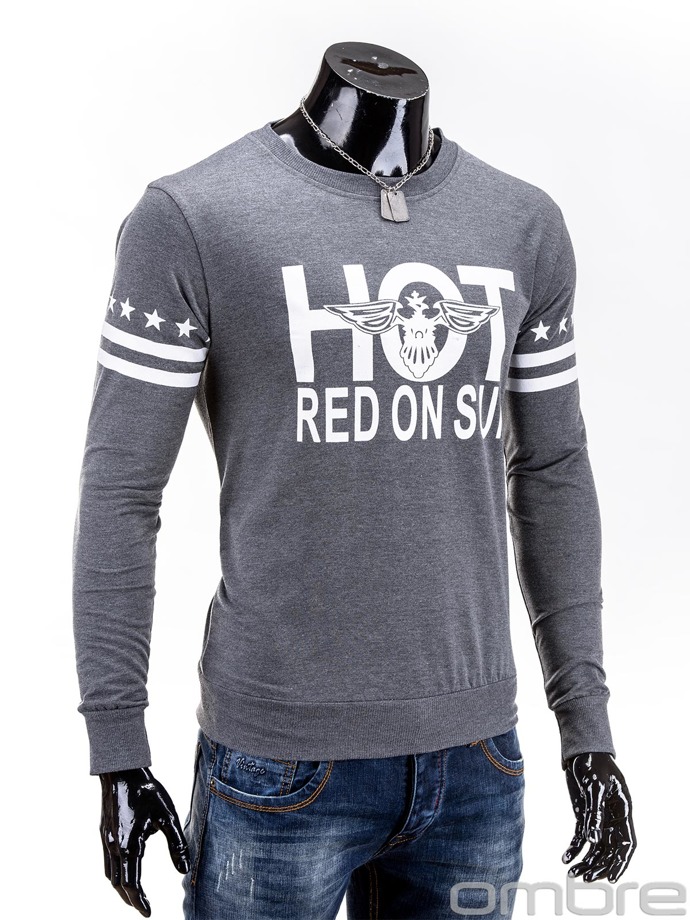 Men's sweatshirt B521 - grey